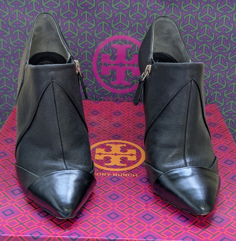 Tory Burch Black Lorelei Booties